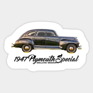 1947 Plymouth Special DeLuxe Sedan Sticker